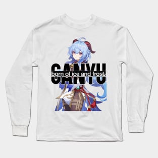 GANYU: born of ice and frost Genshin Impact Long Sleeve T-Shirt